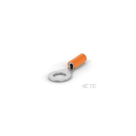 Te Connectivity Ring Terminal, M6 Stud Size, 1.65 mmÂ², 300 V, Nylon Insulated, Orange 152879